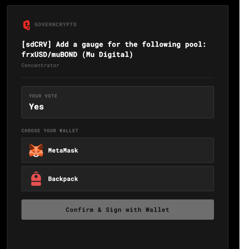 Confirm and Sign