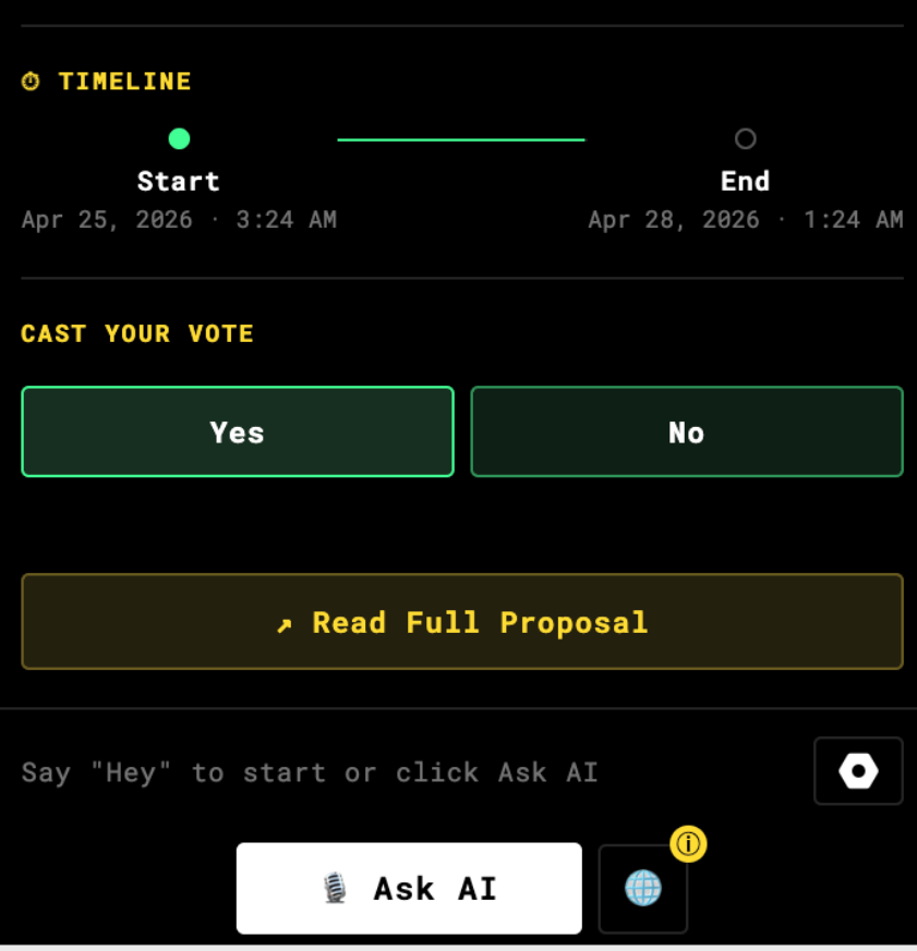 Ask AI and Vote